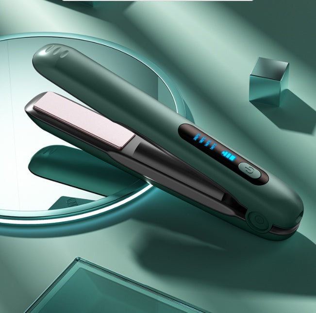 Wireless Hair Straightener Flat Iron Mini 2 IN 1