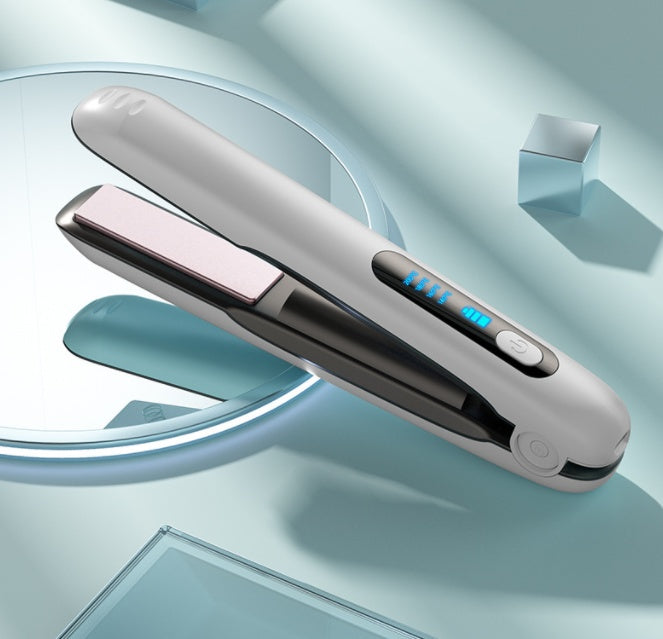 Wireless Hair Straightener Flat Iron Mini 2 IN 1