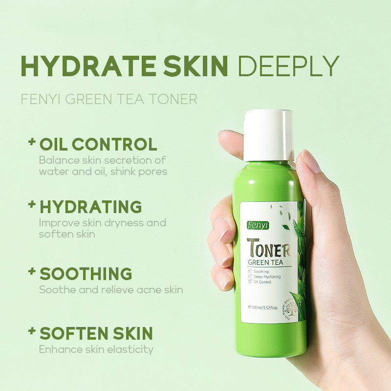 Green Tea Toner 100ml Moisturizing Lotion Skin Care Product